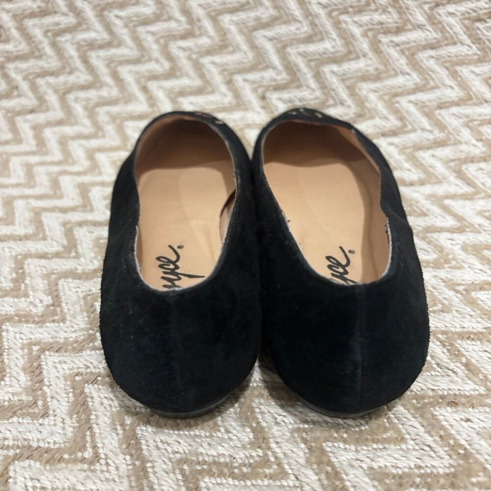 Vintage Joyce Women's Black Velvet Rainbow Studded Comfort Loafers Size 7.5 - Picture 6 of 9